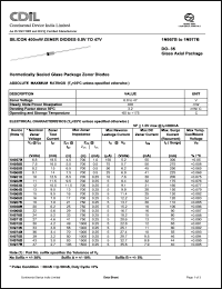 Click here to download 1N975 Datasheet