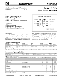 Click here to download CMM2321-AK Datasheet