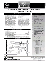 Click here to download CS2841B Datasheet