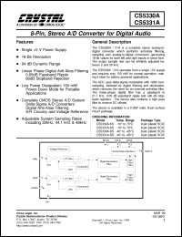 Click here to download CS5331A-BS Datasheet