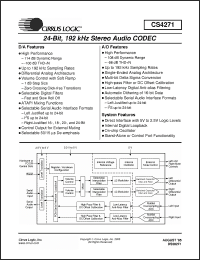 Click here to download CS4271-DZZ Datasheet