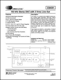 Click here to download CS4351 Datasheet