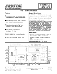 Click here to download CS61575 Datasheet