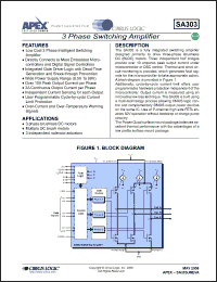 Click here to download SA303-IHZ Datasheet