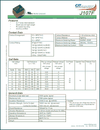 Click here to download J107F1CS1212VDC Datasheet