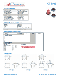 Click here to download CT1103 Datasheet