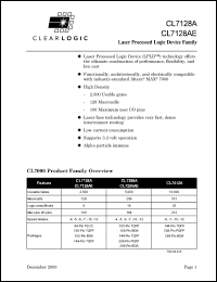 Click here to download CL7128AFC144-12 Datasheet