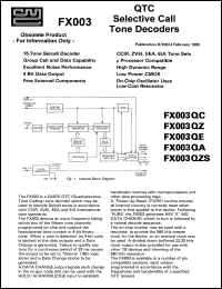 Click here to download FX003QZ Datasheet