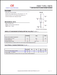 Click here to download 1N968 Datasheet