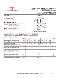 Click here to download KBPC1008 Datasheet