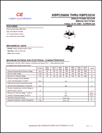 Click here to download KBPC2501 Datasheet