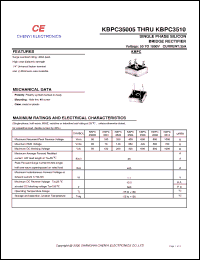 Click here to download KBPC3501 Datasheet