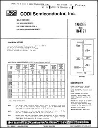 Click here to download 1N4121 Datasheet