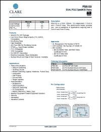 Click here to download PBA150S Datasheet