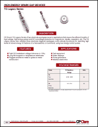 Click here to download TG-167 Datasheet