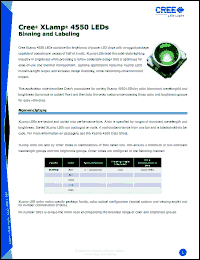 Click here to download XL4550RED-XXXX-R4-G-0001 Datasheet