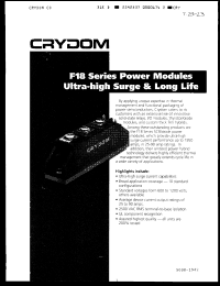 Click here to download F1891SD600 Datasheet