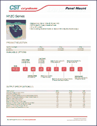 Click here to download H12CA4850GP-10 Datasheet