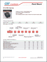 Click here to download H12WD48125FP-10 Datasheet