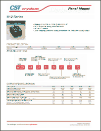 Click here to download H12D4825GPH Datasheet