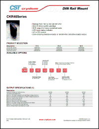 Click here to download CKRA4820E-10 Datasheet