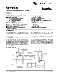 Click here to download CAT28F001PA-12TT Datasheet