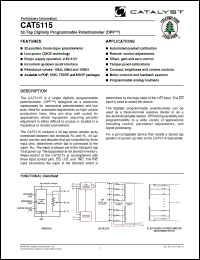 Click here to download CAT5115YI-50TESSOP Datasheet