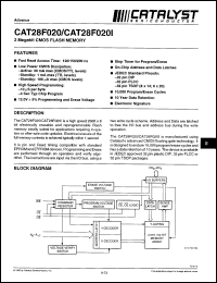 Click here to download CAT28F020TI12 Datasheet