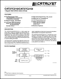 Click here to download CAT27C210PC17/5 Datasheet