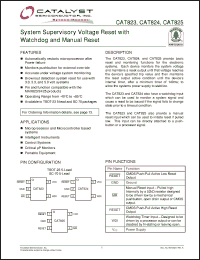 Click here to download CAT824SSDI-G Datasheet