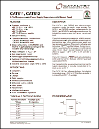 Click here to download CAT812TTBIGT3 Datasheet