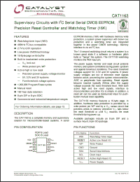 Click here to download CAT1163LI-30T2 Datasheet