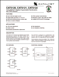 Click here to download CAT5122TBI-50-T Datasheet