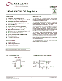 Click here to download CAT6217-285TD-GT3 Datasheet