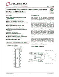 Click here to download CAT5251YI-50 Datasheet