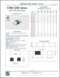 Click here to download CTML1206-R68M Datasheet