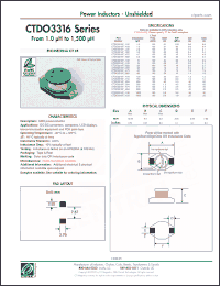 Click here to download CTDO3316P-153 Datasheet