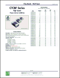 Click here to download CTCB0805F-320H Datasheet