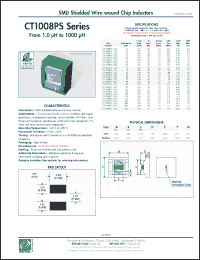 Click here to download CT1008PSF-393K Datasheet