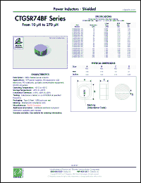 Click here to download CTGSR74BF-220N Datasheet