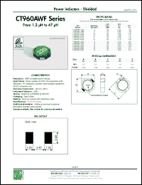 Click here to download CT960AWF-220M Datasheet