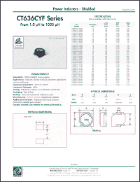 Click here to download CT636CYF-561M Datasheet