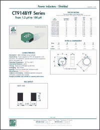 Click here to download CT914BYF-6R8M Datasheet