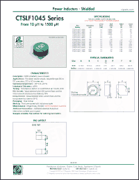 Click here to download CTSLF1045 Datasheet