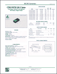 Click here to download CTDD1907SF-0505S3K-2 Datasheet
