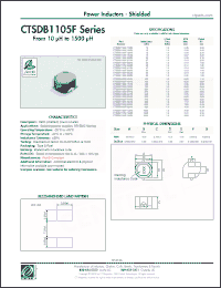 Click here to download CTSDB1105F-122M Datasheet