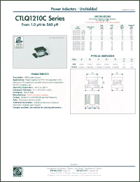 Click here to download CTLQ1210CF-100K Datasheet