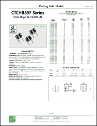 Click here to download CTCH855F-151K Datasheet