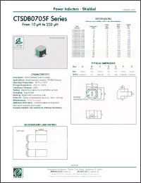 Click here to download CTSDB0705F-270M Datasheet