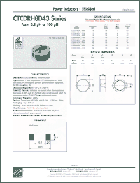 Click here to download CTCDRH8D43-330N Datasheet